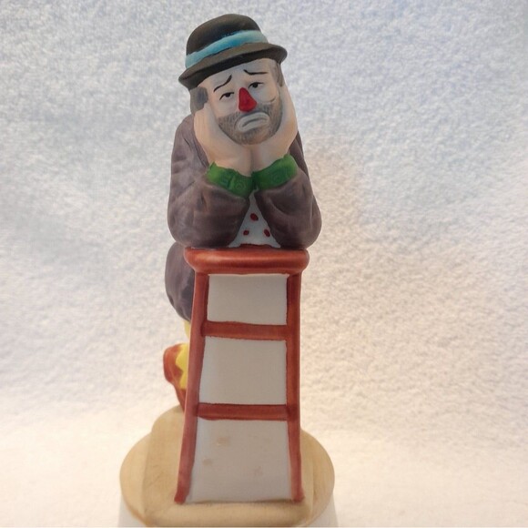 Flambro Emmett Kelly Jr Miniature Collection “Why Me” Clown music box - Picture 1 of 5